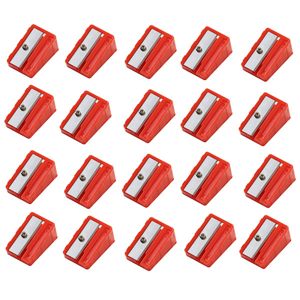 20 stk. Mini Enkelt Hul Aluminiumslegering Blyantspidser til Adu