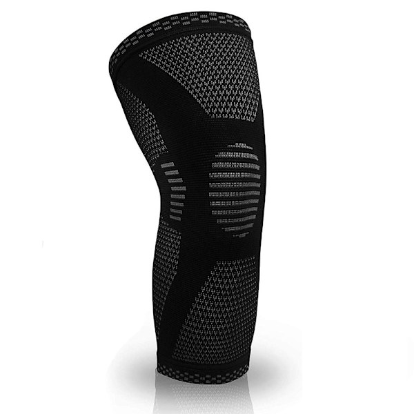 2 pakker strikkede knebeskydd for menn og kvinner Black M