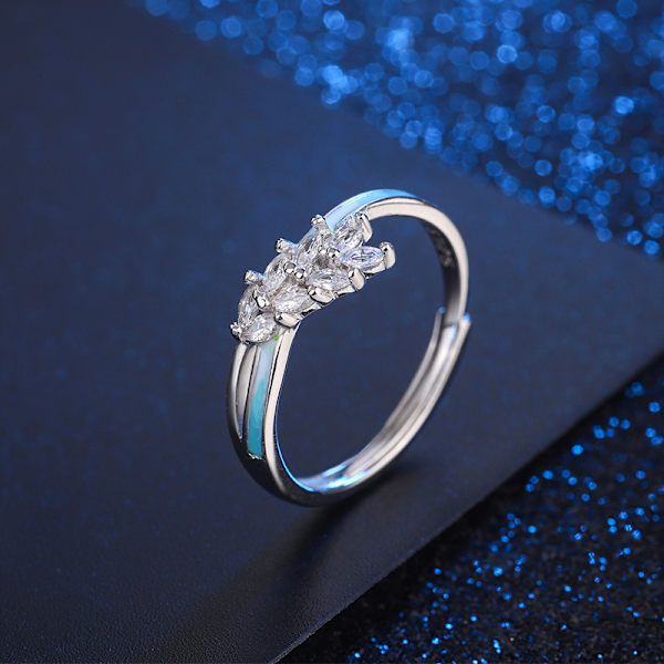 1 Lyckligt Par Ring Par Ring S925 Sterling Silver Ring