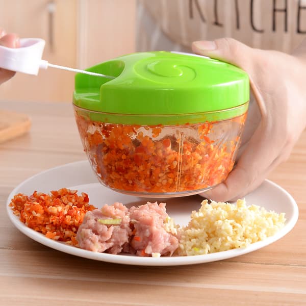 Grönsakshackare, mixer, med strimling, skivning