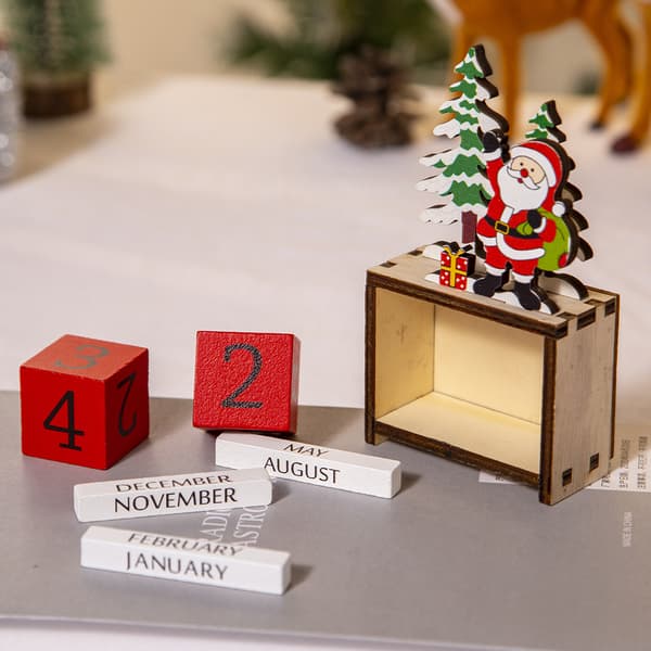 3 DIY Julepynt i Tre Countdown Kalender Gammel Mann Snø