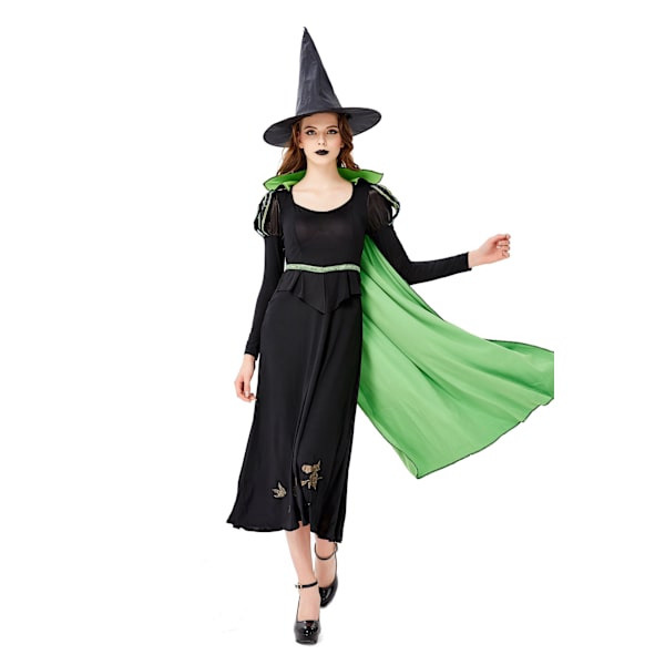 Cosplay Halloween-noita noitapuku demoni roolipeli elokuva vampyyri lavanäytösvaatteet M