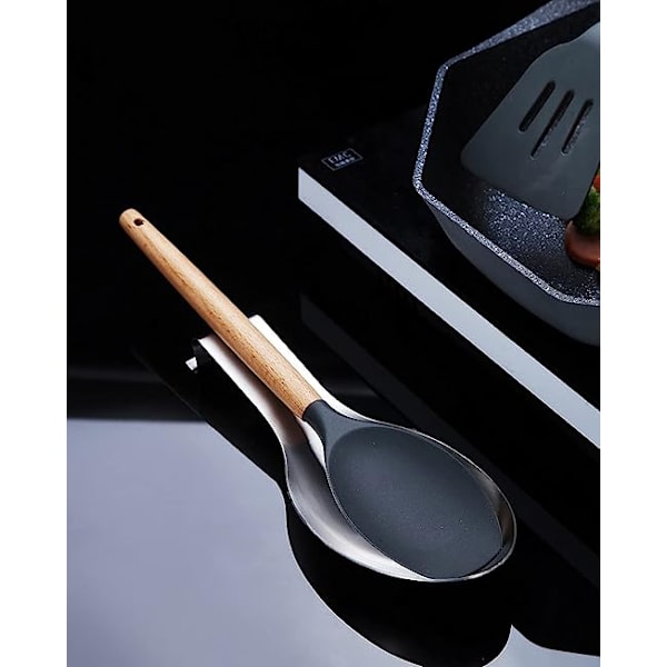 Matt Silver Skedslev, (1PC-9,5 tum) Rostfritt stål Skedslev H