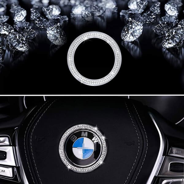 Bling Rhinestone Ratstangs Hjul Stickers Bil Tilbehør Mode