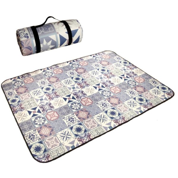 Pikniktepper, Boho Piknikmatte for Vanntett Foldbar, Sandsikker Overdimensjonert Utendørsmatte, for Fester, Camping, Park, Reise, Gressgaver, Stil 2 150*150cm