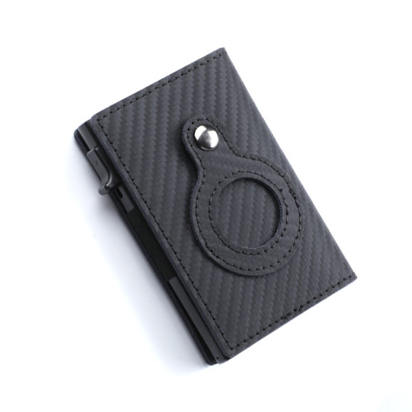 Slim plånbok för män för Airtag med pengaclip Rfid Blocking Minim