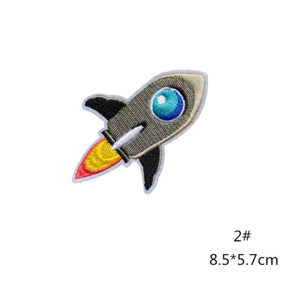 26PCS rumpartikler rum astronaut broderi stryge-på patch