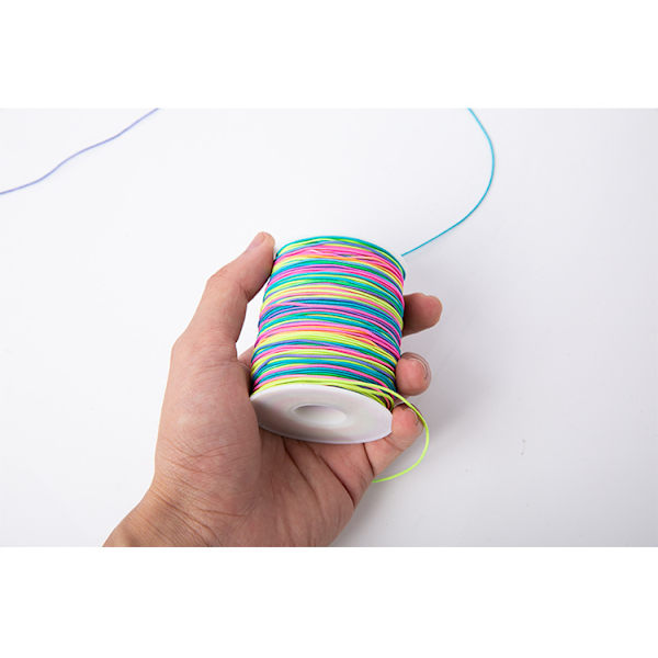 2 st elastiska armbandssnöre 50 m