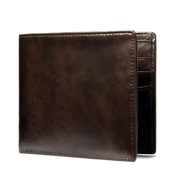 Mens Wallet Rfid Blocking Leather Wallet for Men Bifold Wallets - Coffee