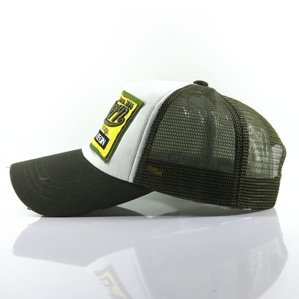 Western baseball cap vasket cap børstet solskærm (slidt version)
