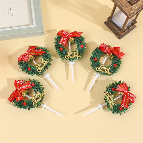 8 stk mini kake plugg-inn julebakingsted juletre le