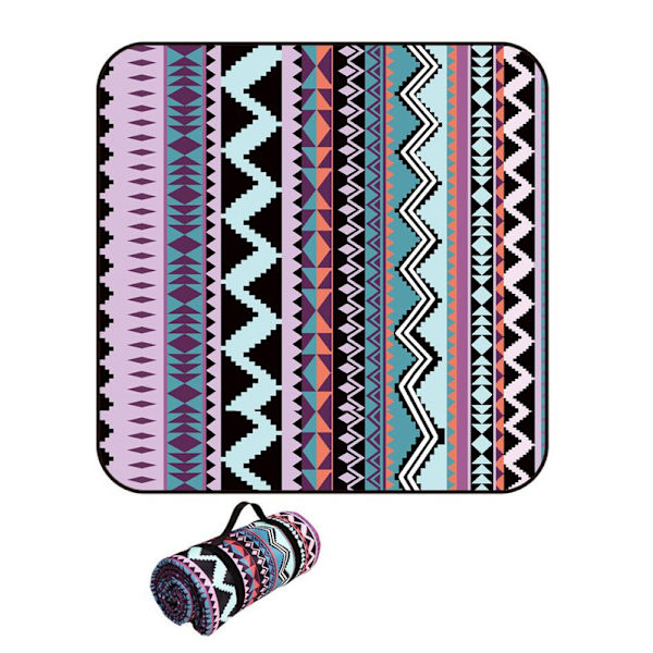 Piknikviltti, Boho Piknikmatto Vedenpitävään Taitettavaan, Hiekkaansa Kestävä Ylisuuri Ulkokäyttöön Sopiva Matto, Juhliin, Leirintään, Puistoon, Matkustukseen, Ruoholle, Lahjaksi, Tyyli 26 150*150cm