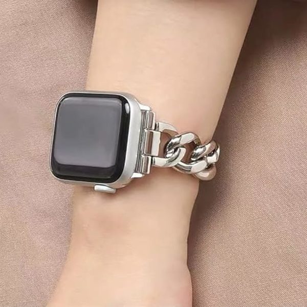 38/40mm Coola damklockor i metall, smarta armband kompatibla med A