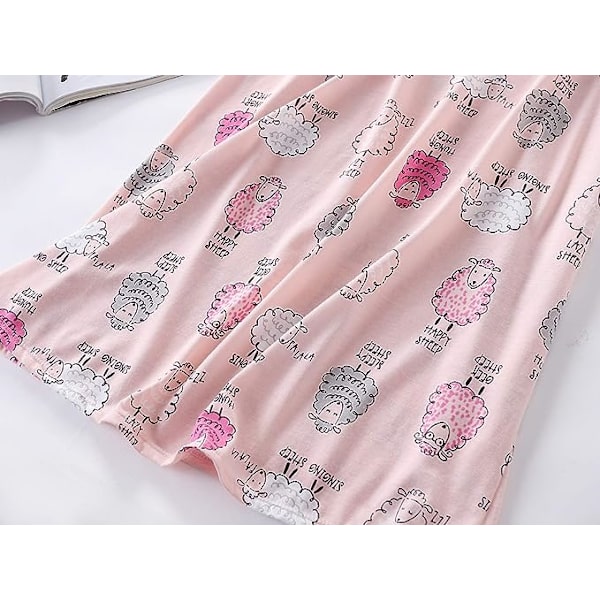 Dam Pyjamas Bomull Pyjamas Kortärmad Pyjamas Bekväma