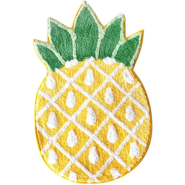 Ananas-ovimaatto, sarjakuva-ananas liukumaton matto Tervetuloa-matto f