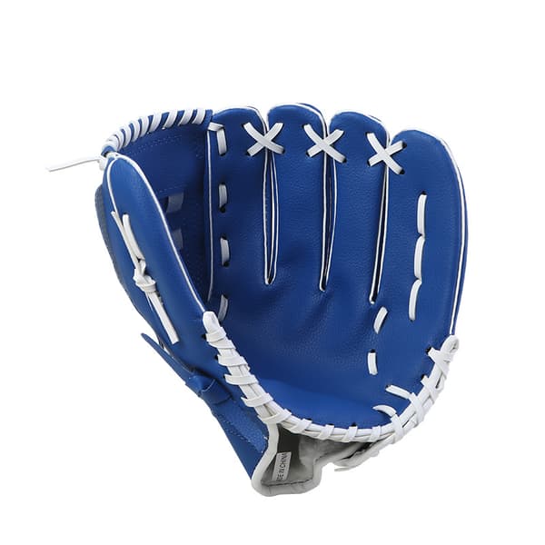 1 stk. brun sort baseballhandske, softballhandske, justerbar a
