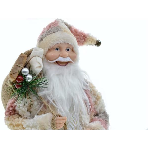 1 Animoitu joulupukki ja rouva Claus - 17,7 tuuman joulupukki ja rouva Claus
