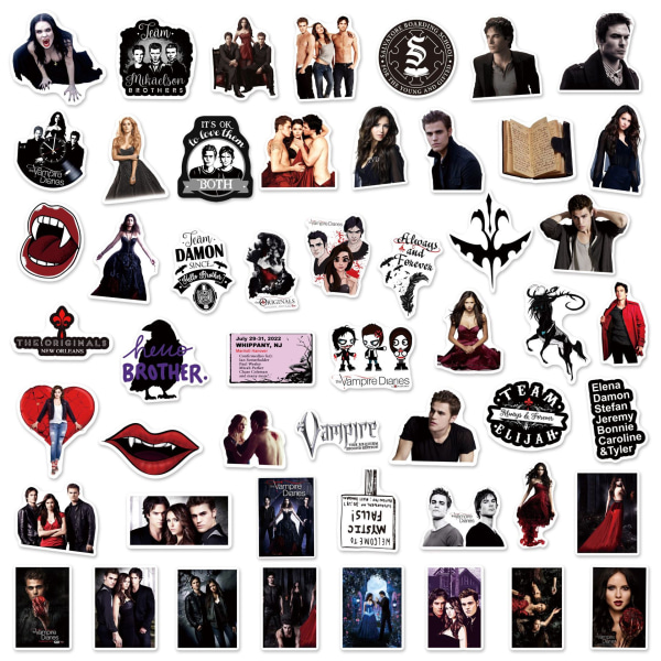 150 Vampire Diaries Graffiti-klistremerker