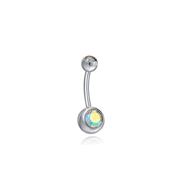 14G Navlepiercing, G23 Massiv Titanium Navlepiercing, In