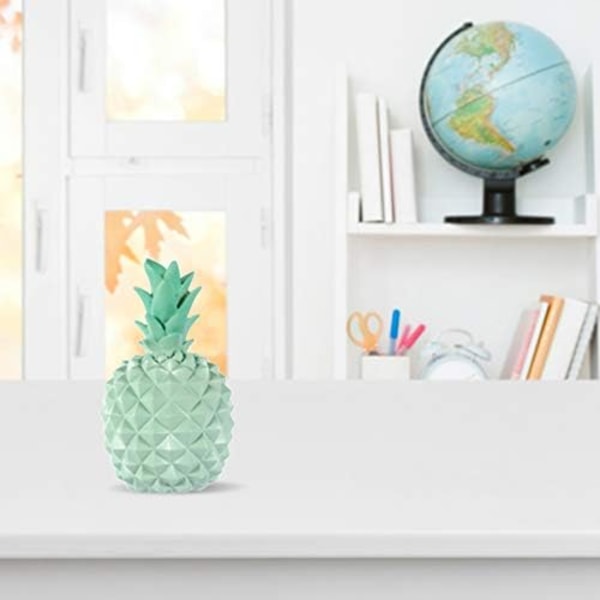 Resin Ananas Spargris Sparbössor Myntlådor Prydnader H