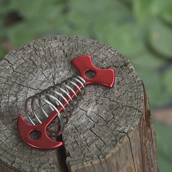 Aluminiumlegering Fishbone Teltstenger, 5 Stykker Deck Ankerstenger