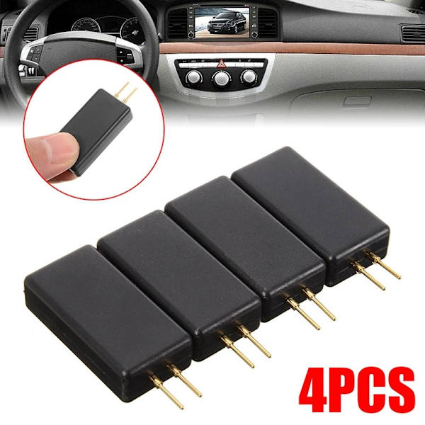 4PCS Auto Car Airbag Emulator SRS Simulators Fel Sökare Univer