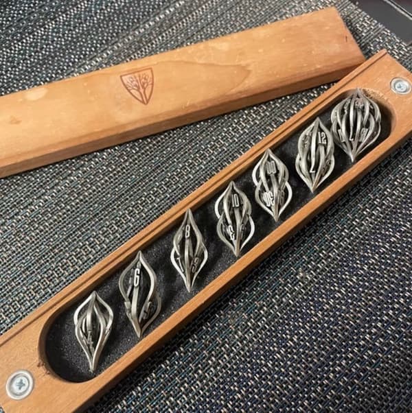 DND Dungeons and Dragons Terningesæt, 7PCS/Sæt D&D Terninger, ZHOORQI Po