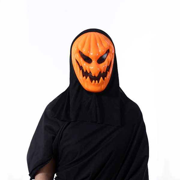 1 Pack Party Pumpa Skräck Mask Plast 3D Spökfestival Simul