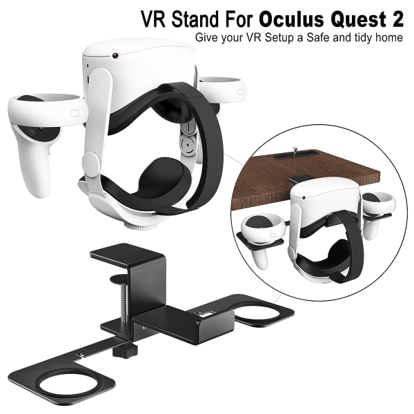 VR-headsethållare med Oculus Quest 2/Quest/Rift S, HTC Vive Pro