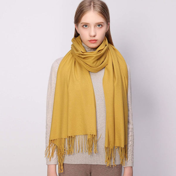 Vintervarm skjerf Pashmina sjal innpakning for kvinner og menn Lang Lar