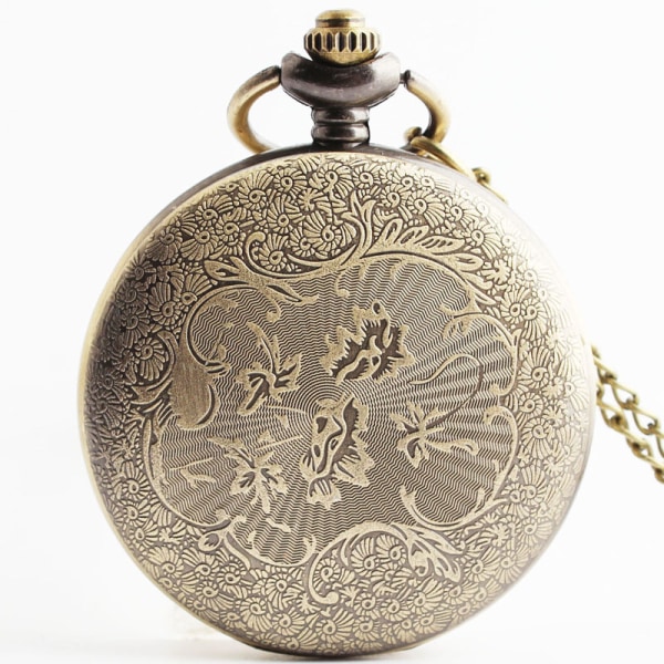 One Piece Cool Pirate Style Pocket Watch Case Hat Halsband