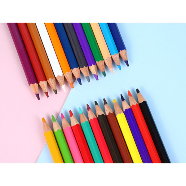24ST färgande filtpennor för barn, medelstor spets