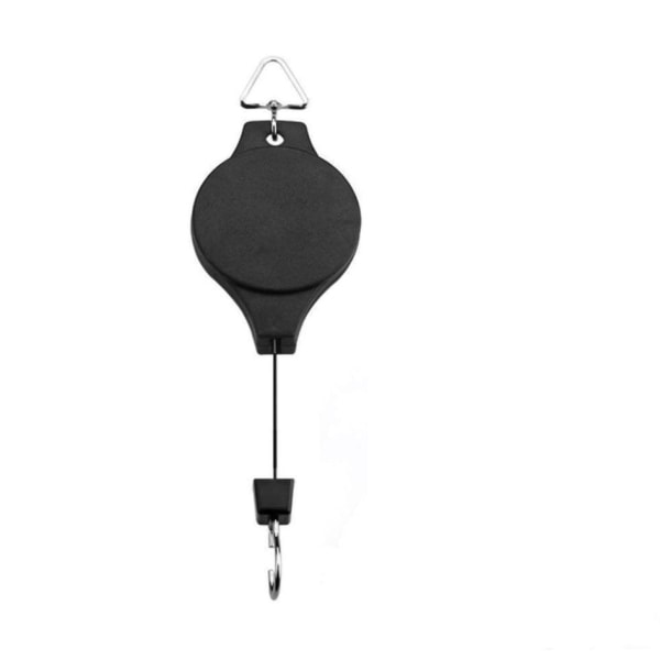 2 st Justerbar Växt Hängare Retractable Växt Hjul Blomkruka