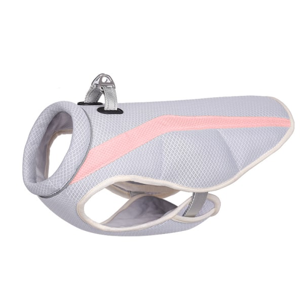 Keskikokoisille ja suurille koirille viilentävä liivi, viilentävä takki Pink 3XL