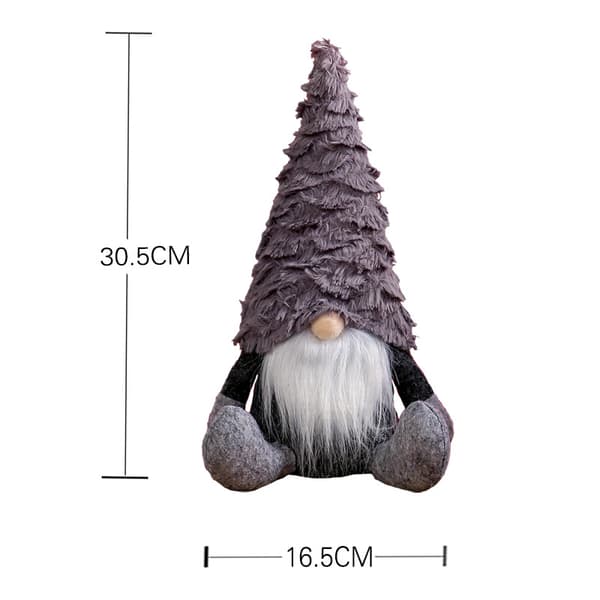1 stk. Pink Faceless Old Man Doll Showcase Julepynt C