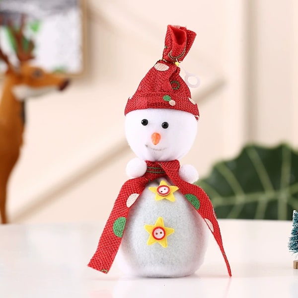 4 Jul Snögubbe Äpple Wrap Jul Dekorationer Kreativa Ch