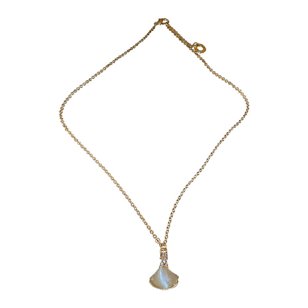 Rhinestone vifte anheng halskjede kvinnelig design sans kragebein cha