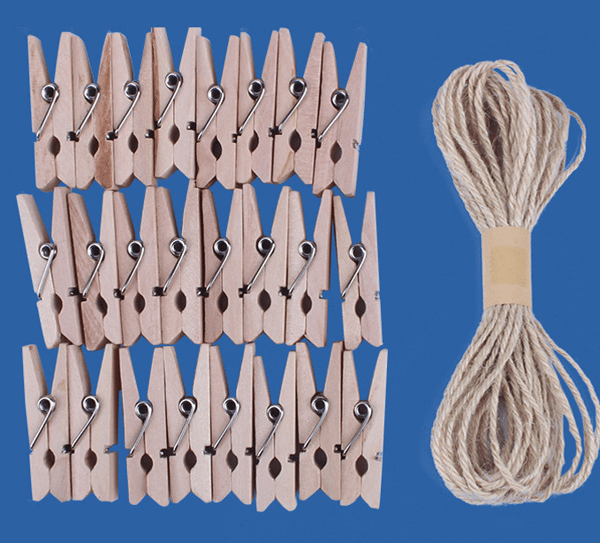 Julegavepose Burlap Pouch Julegave Vedhæng Nedtælling