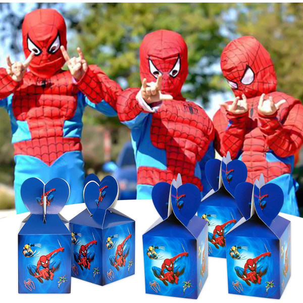 Spiderman Julgodisbox, 24 st Julpappersbox, Födelsedag