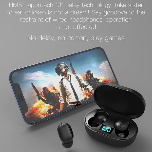 Hot Sale E6S TWS Bluetooth 5.0 Stereo Headset True Wireless Earb