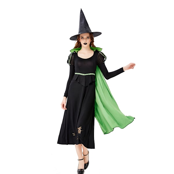 Cosplay Halloween-noita noitapuku demoni roolipeli elokuva vampyyri lavanäytösvaatteet M