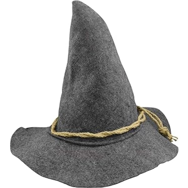 Fågelskrämma hatt för vuxna Deluxe filt Oktoberfest Wizard Witch Hej