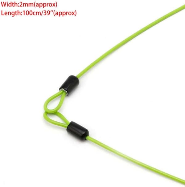 3-pack säkerhetslås kabel lås utomhus resor lätt och