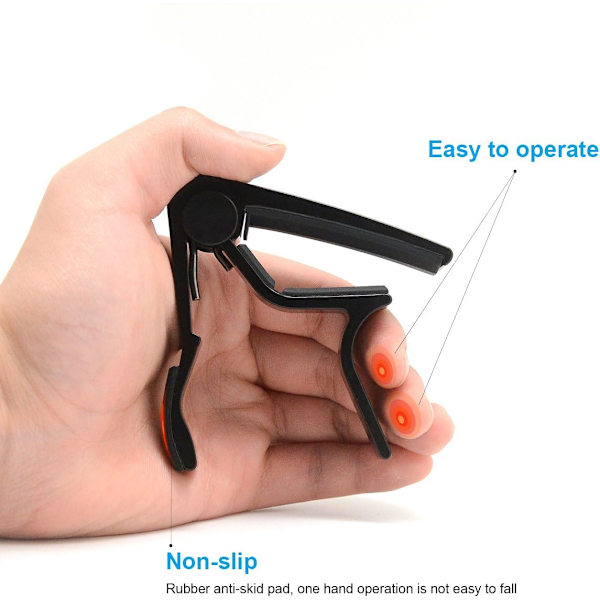 Capo for gitartransponering Klips Ukulele Transponering Klips Musi
