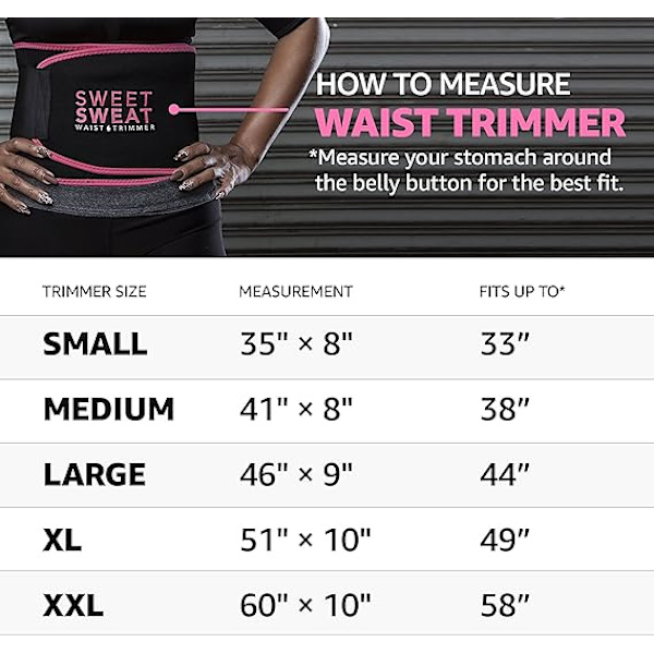 Sweet Sweat Waist Trimmer, av Sports Research - Sweatband Increa