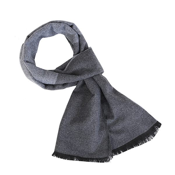 Cashmere-liknande halsduk för män, varm vinterscarf för affärsmän