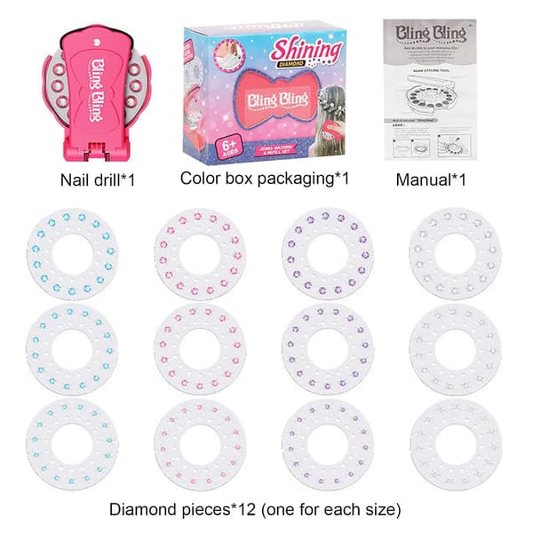 Deluxe Decorating Set, Glam Collection, Leveres med Glam Styling