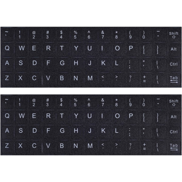 5PCS Universal English Keyboard Sticker Pack, Computer Keyboard