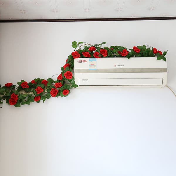 Simulert rose rotting peon vin bryllupsdekorasjon silkestoff