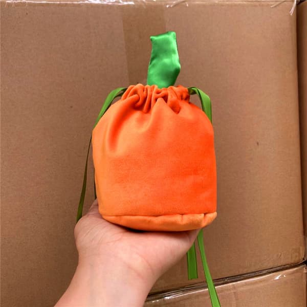 2 st Halloween presentpåse pumpa påse fest godispåse-13*15 CM